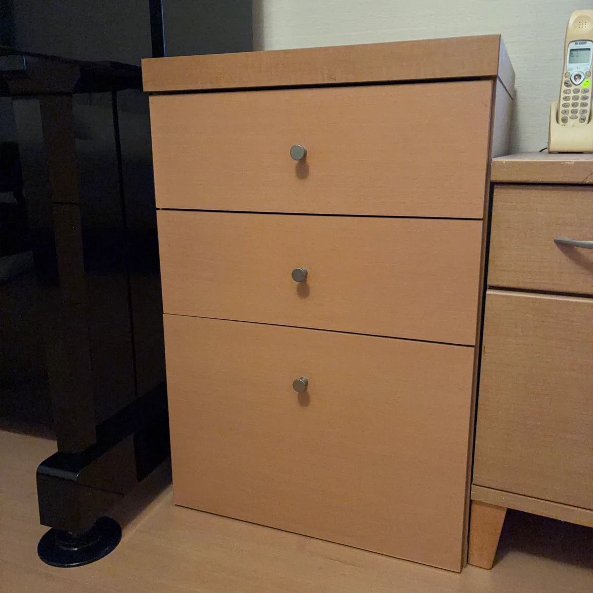 3段チェスト 木目調 収納家具