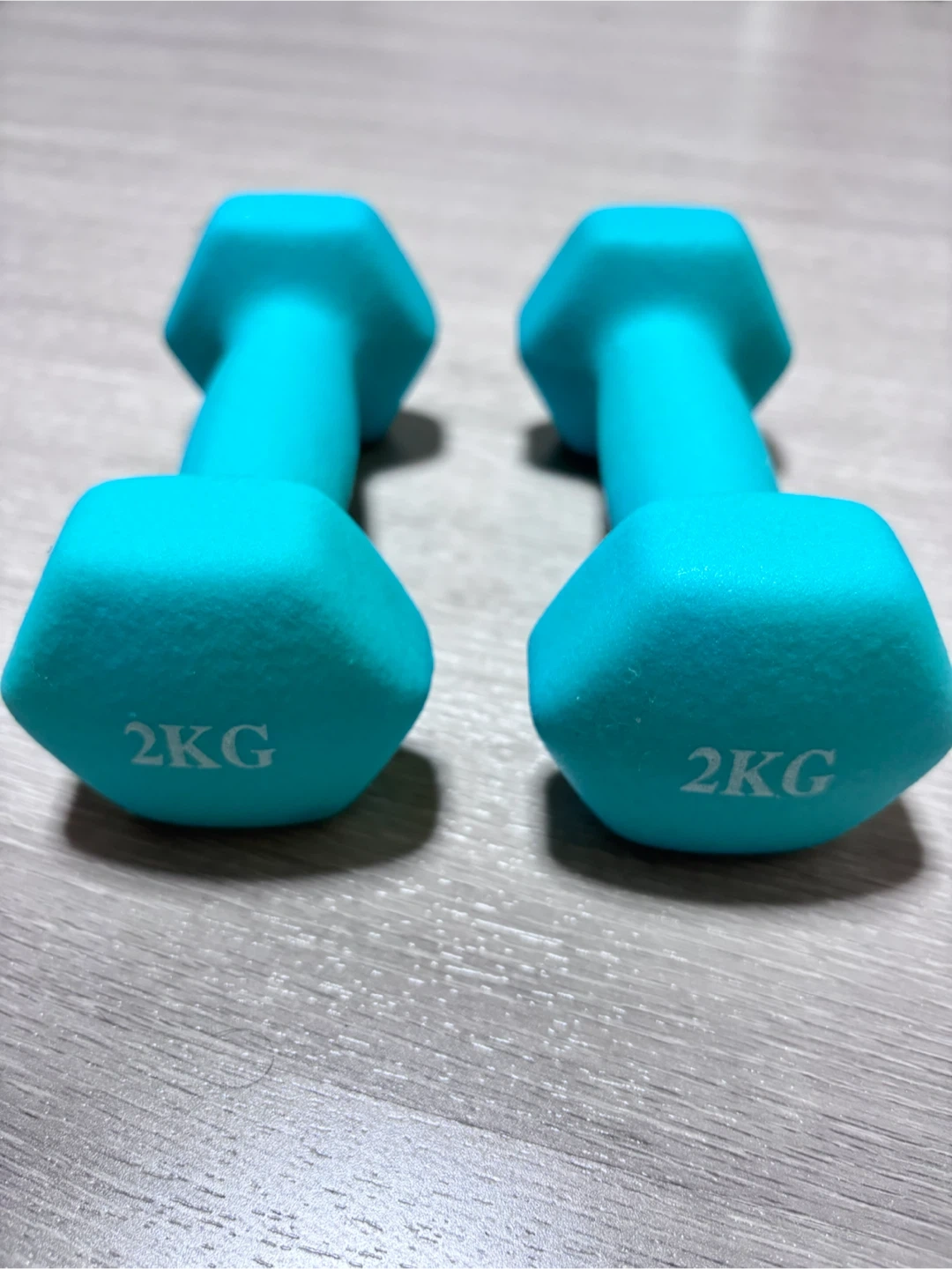 ダンベル 2kg 2個セット ライトブルー
