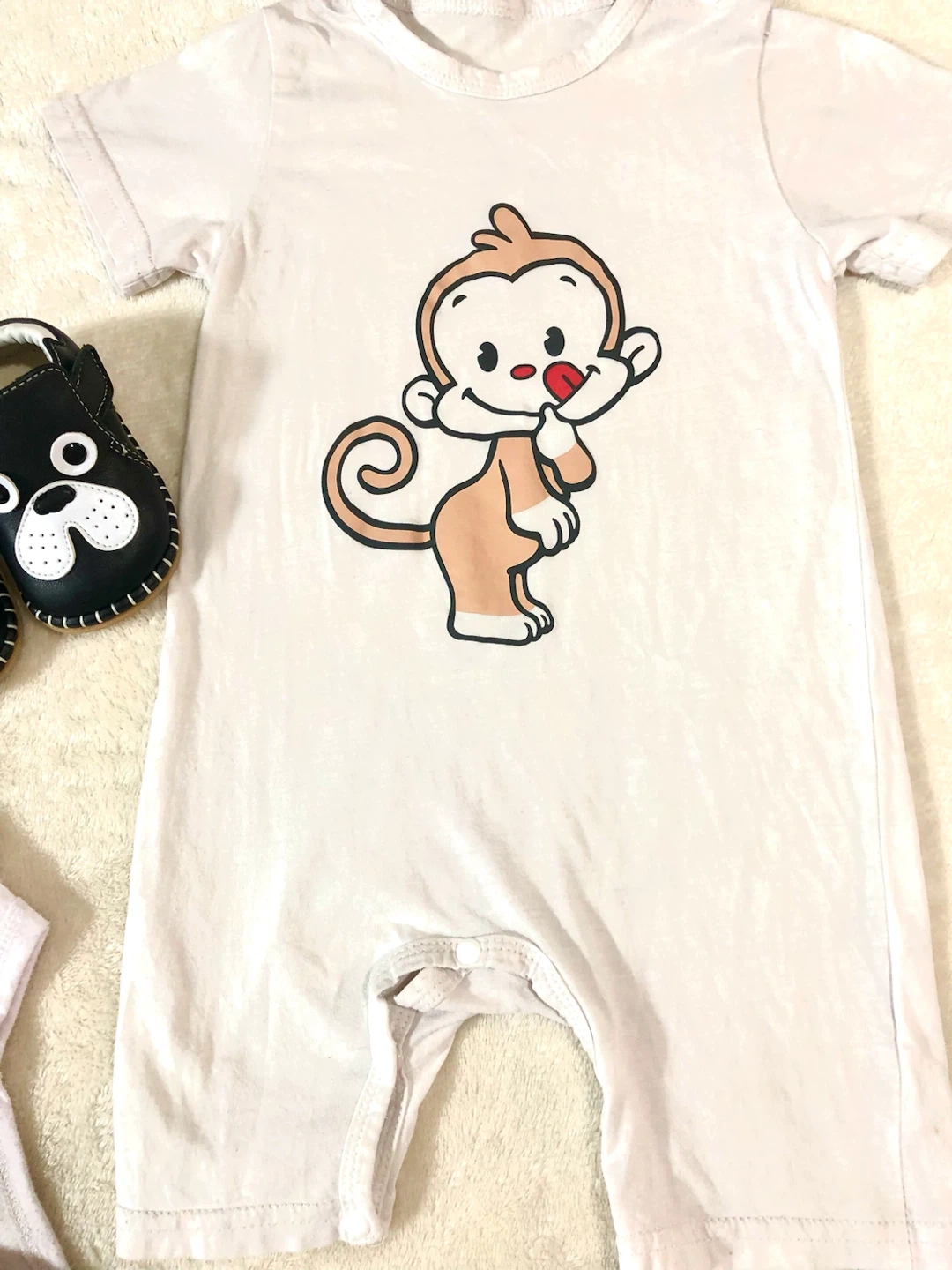 👶✨ハッシュパピー ベビー靴とロンパースセット 12M🌟✨の写真4枚目