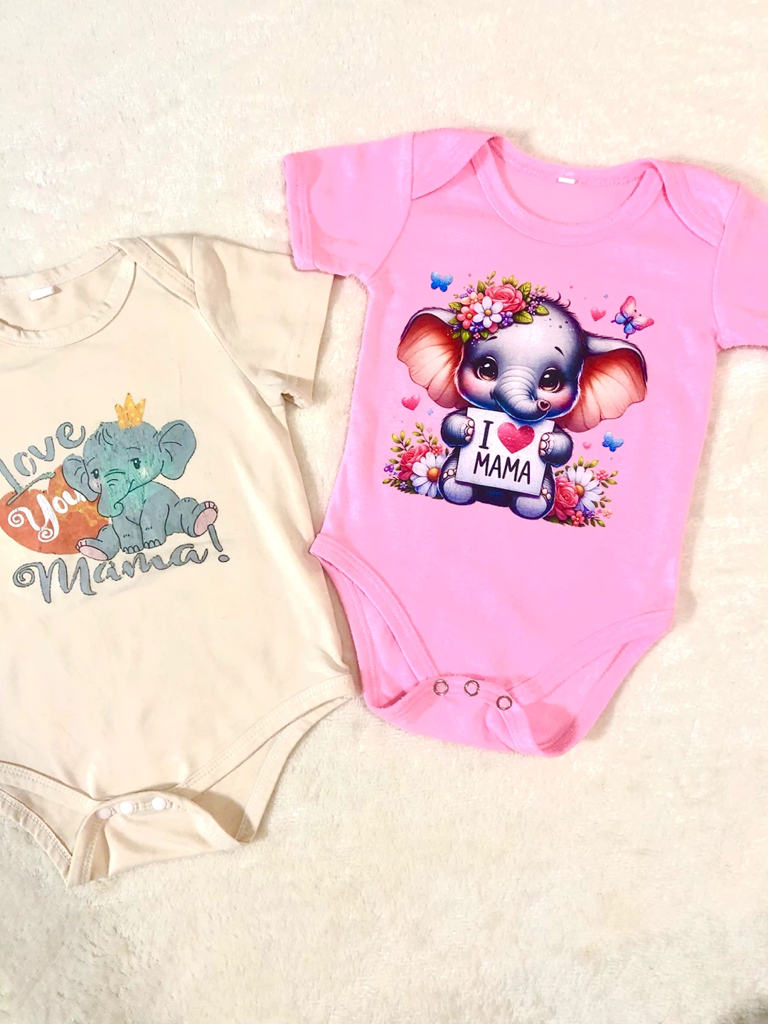 👧✨ベビーロンパース 3枚セット 68cm-74cm~6-9M🌟✨の写真3枚目