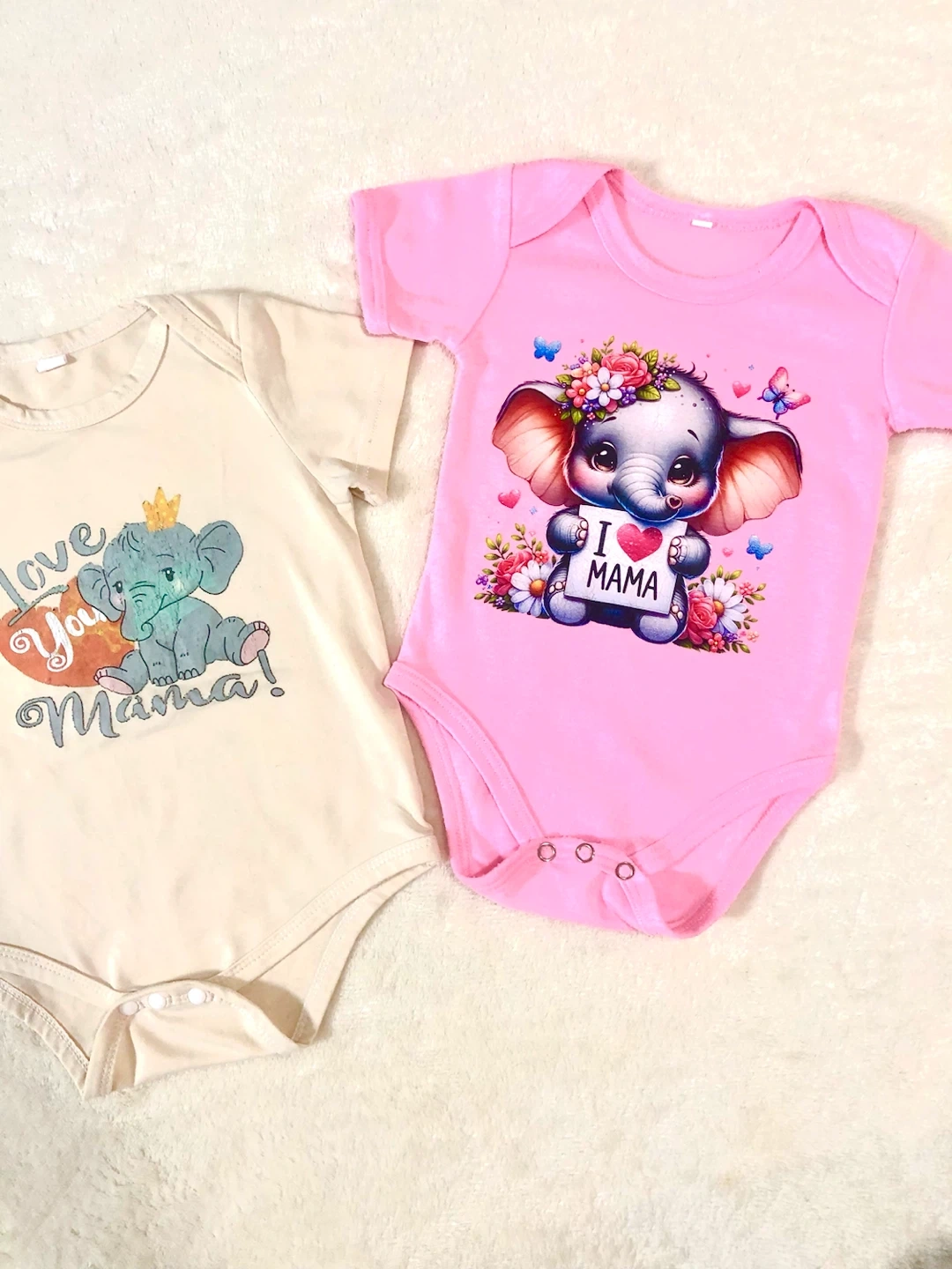 👧✨ベビーロンパース 3枚セット 68cm-74cm~6-9M🌟✨の写真3枚目