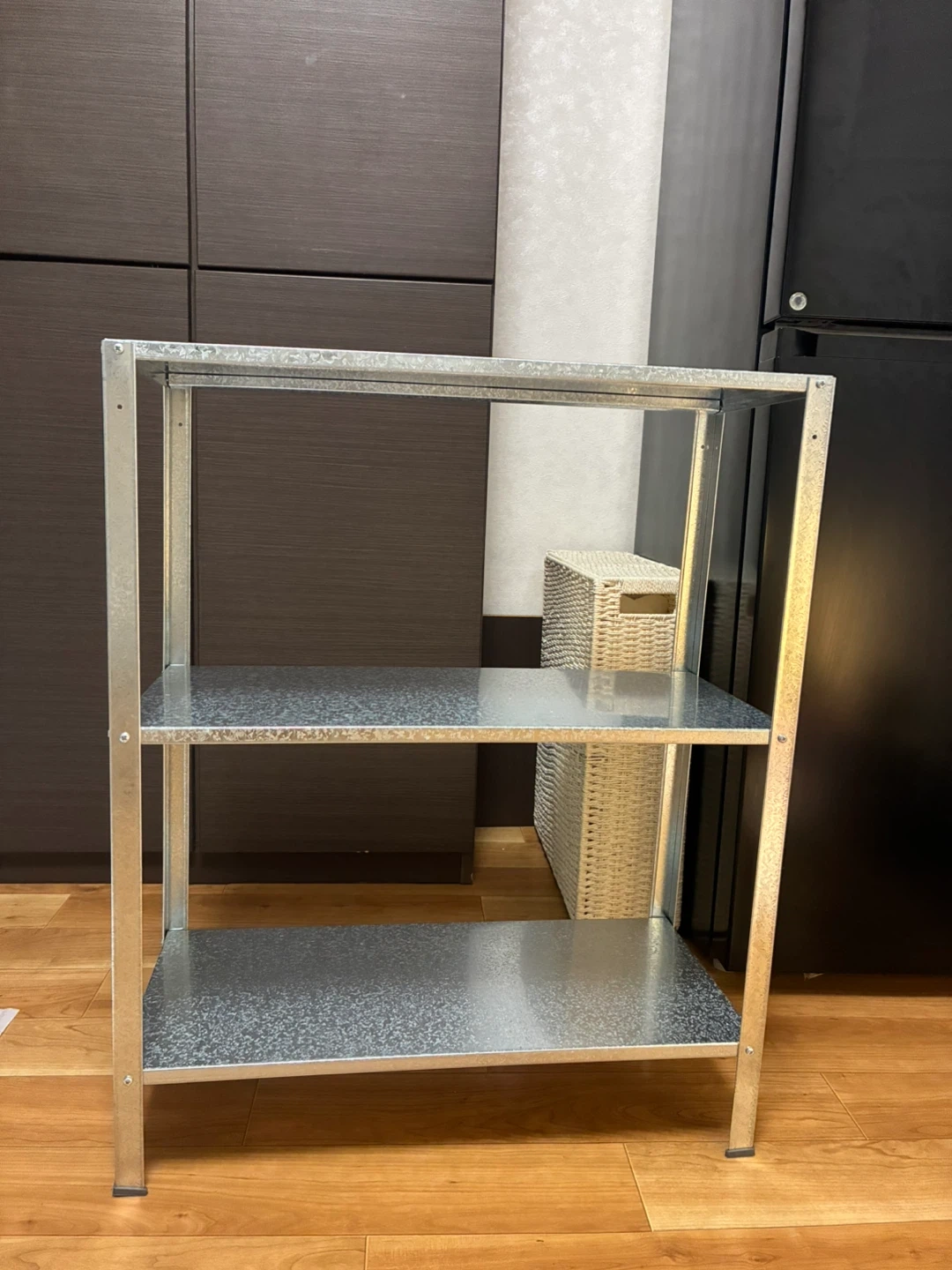 【新品未使用】IKEAスチール製 3段シェルフ ラック