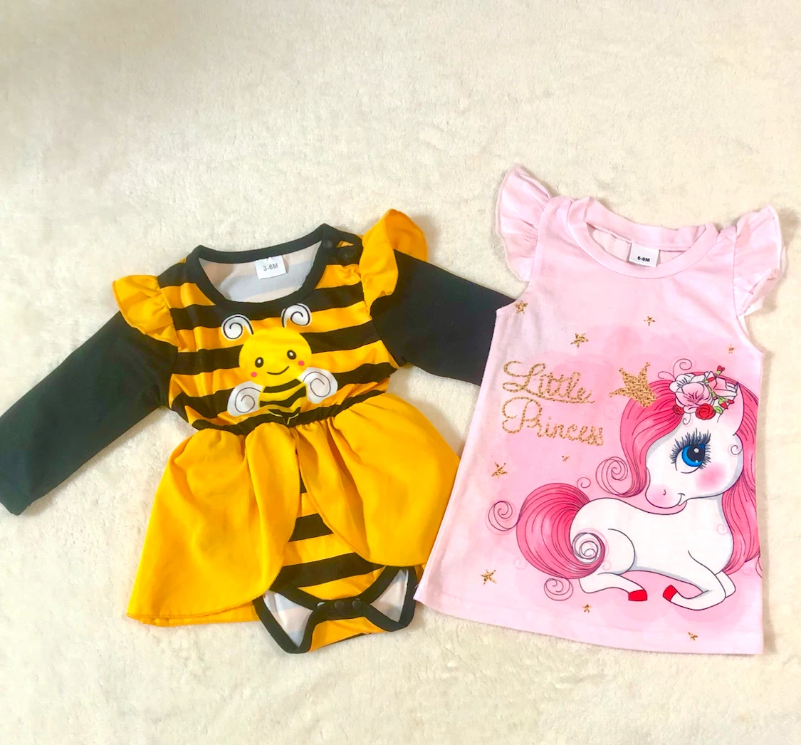 👧✨ベビー服 2点セット 蜂 ユニコーン🌟✨