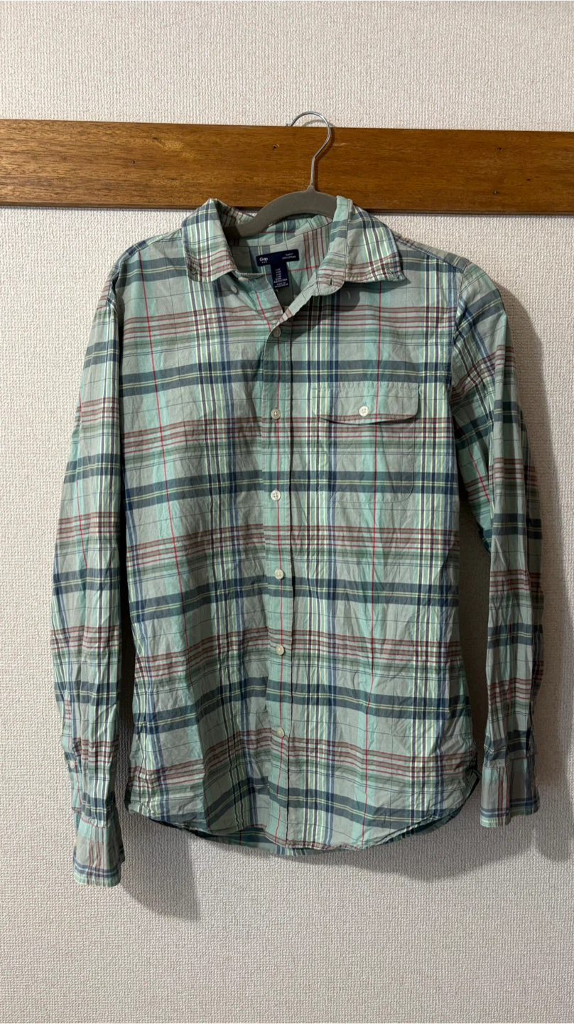 Gap チェックシャツ 長袖 Mサイズの写真2枚目