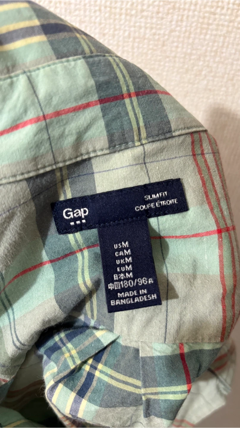 Gap チェックシャツ 長袖 Mサイズの写真3枚目
