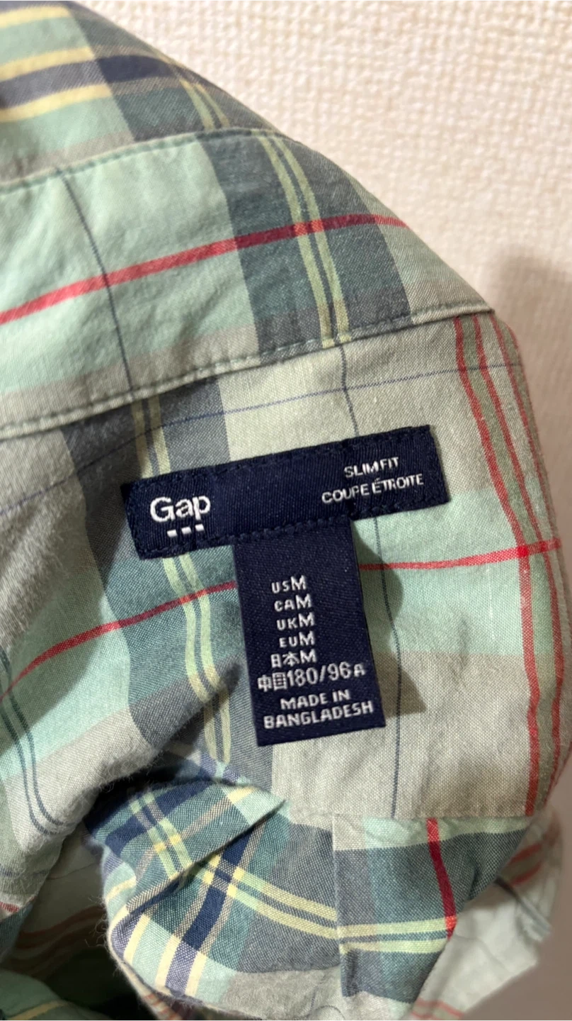 Gap チェックシャツ 長袖 Mサイズの写真3枚目