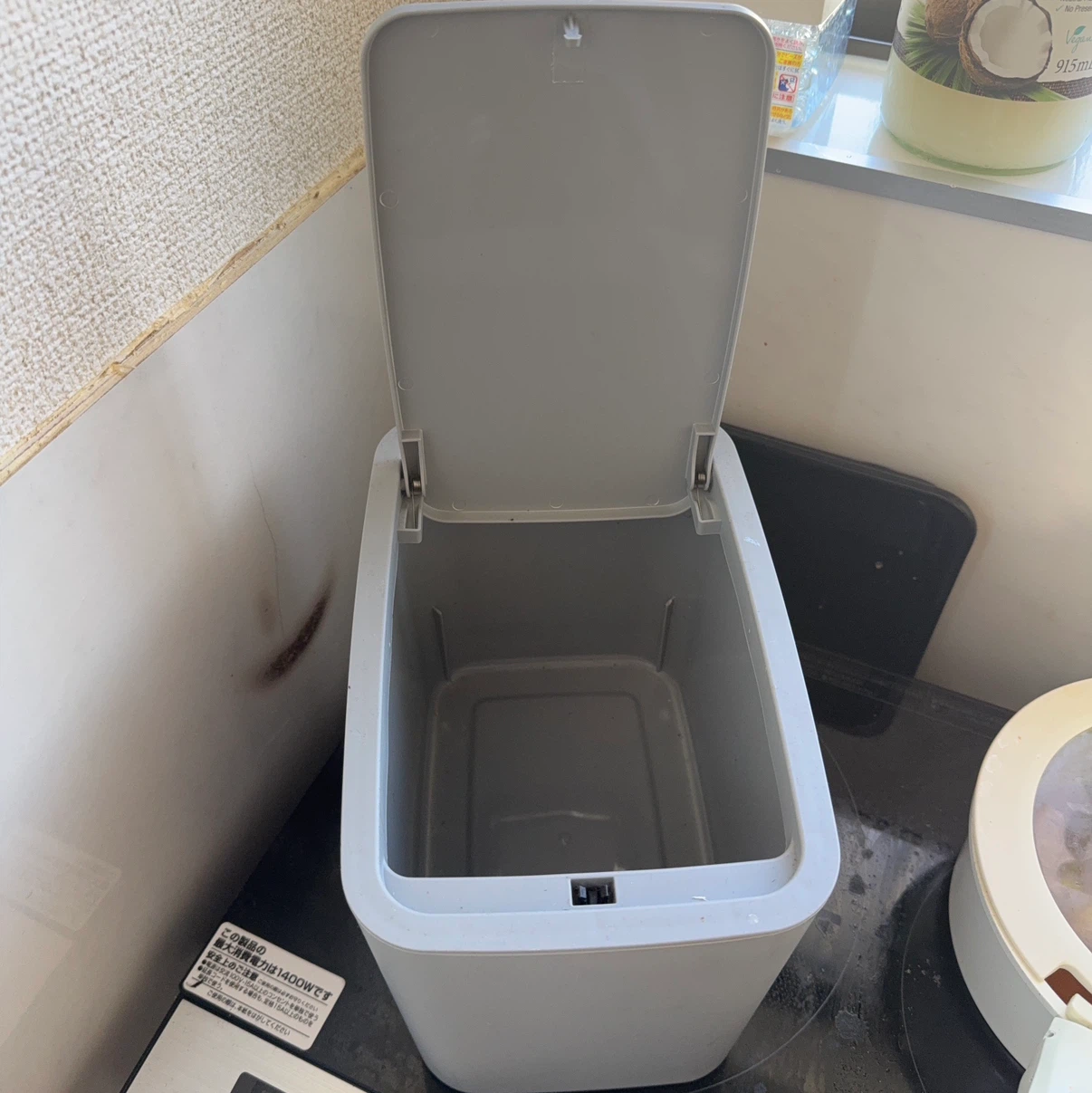 卓上ゴミ箱 グレーの写真2枚目