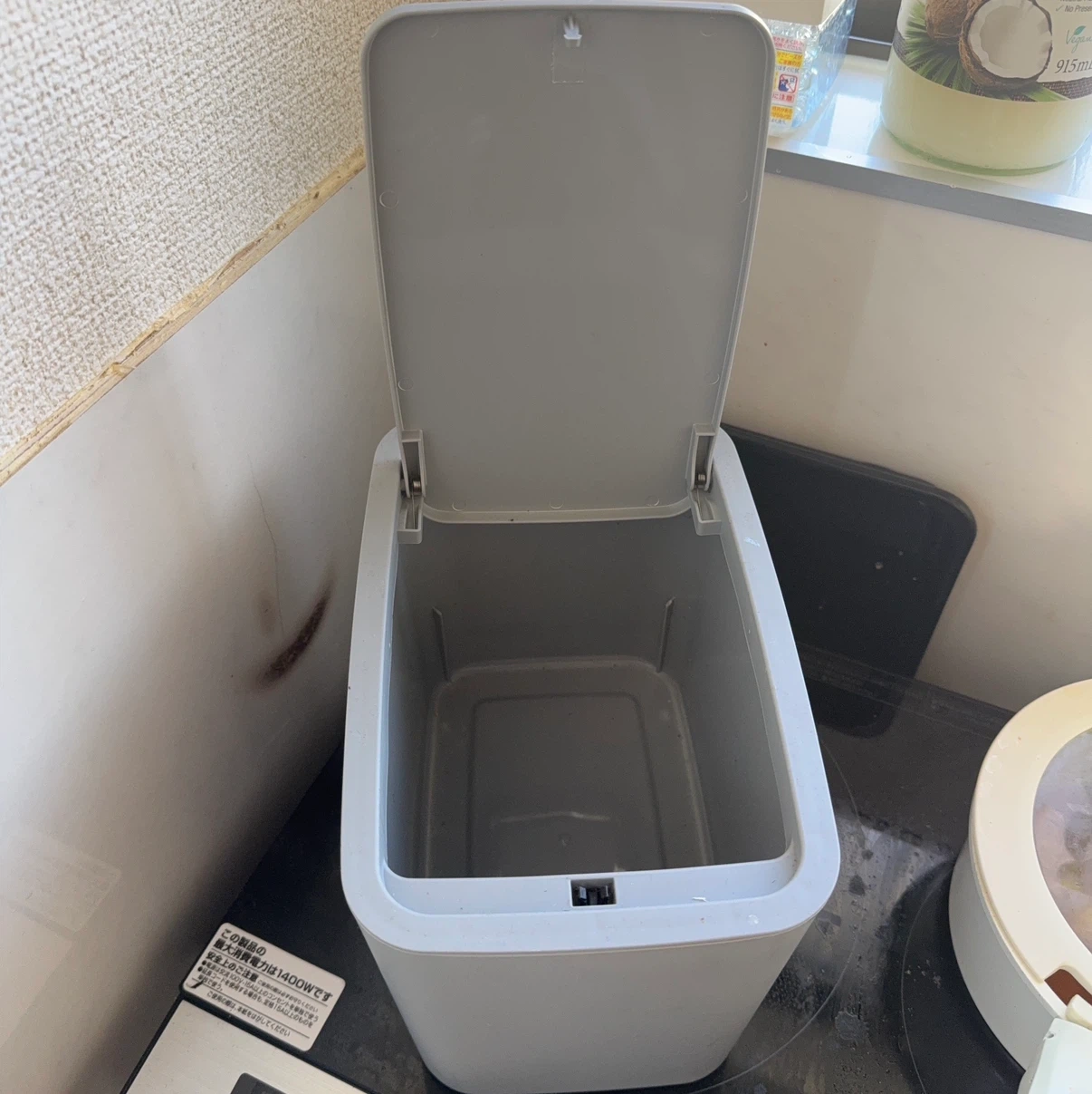 卓上ゴミ箱 グレーの写真2枚目