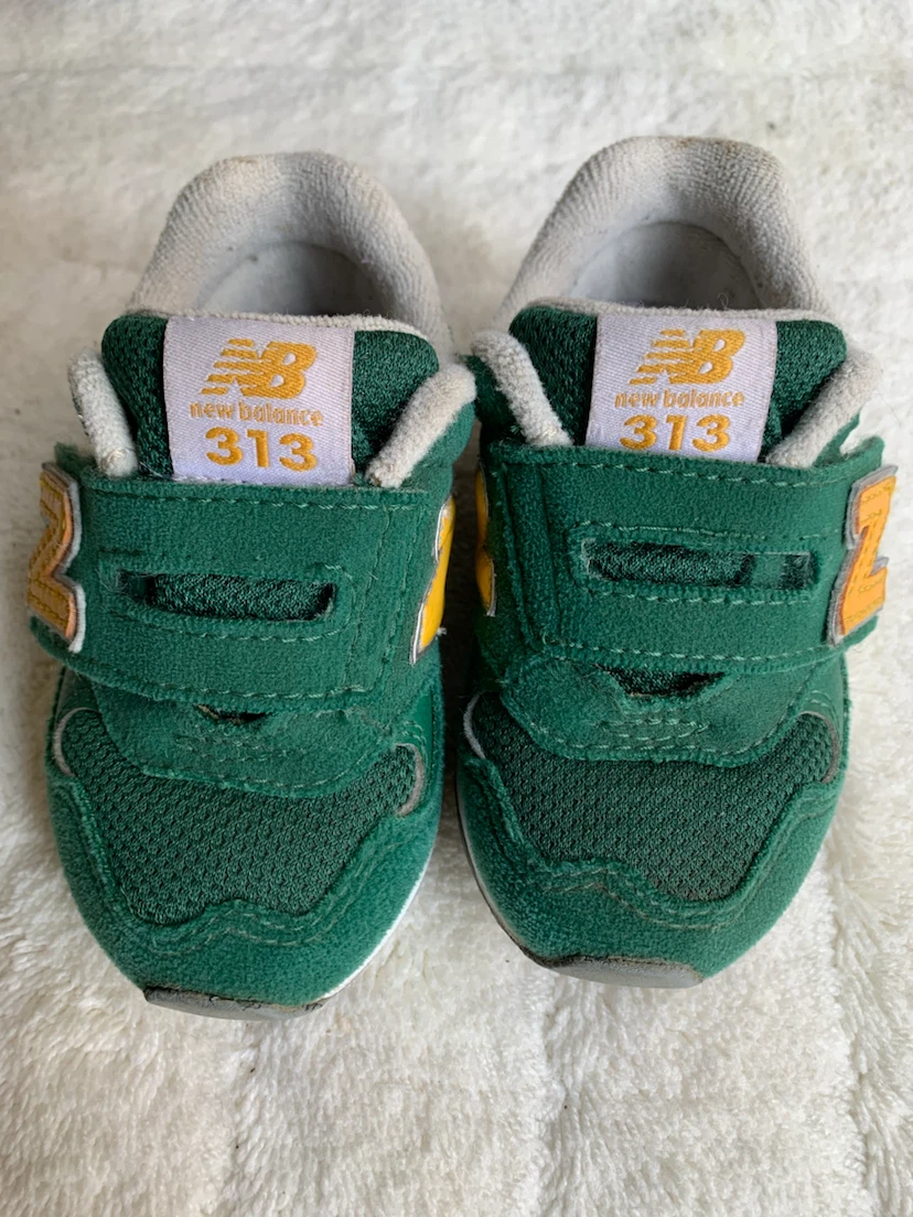 ニューバランス 313 スニーカー グリーン 12cm