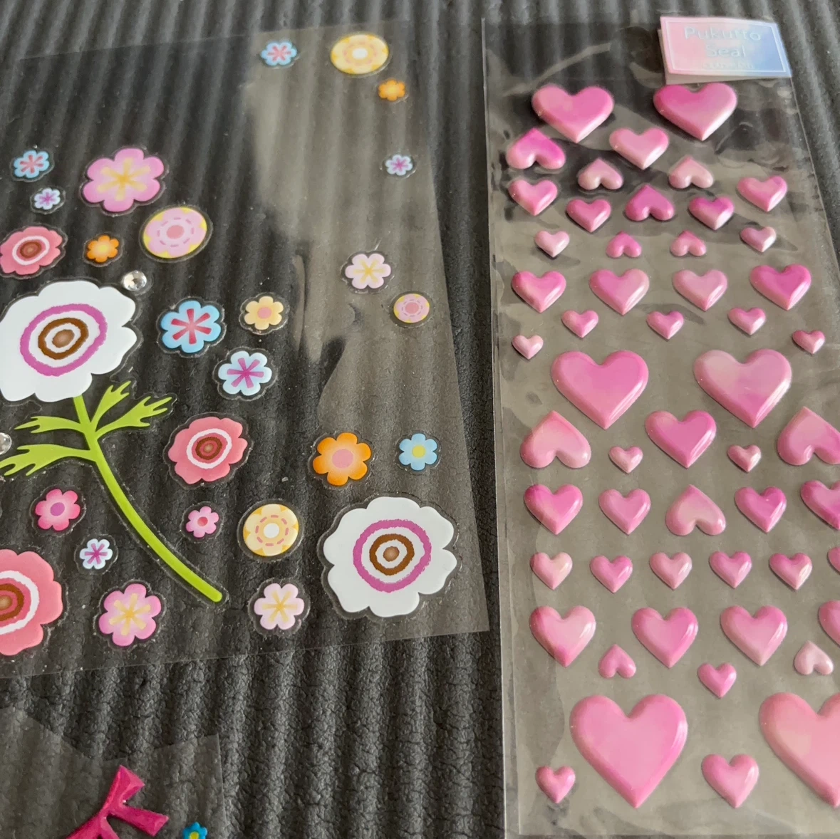 シールまとめ売り セット 花柄 ハートの写真2枚目