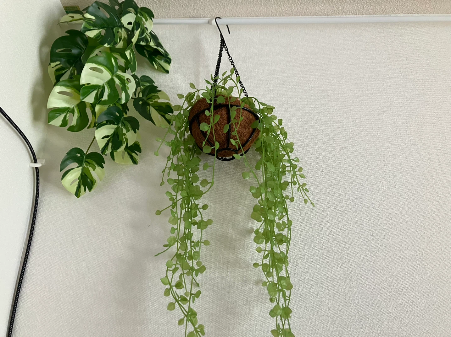 フェイクグリーン ハンギング観葉植物 5点セットの写真3枚目