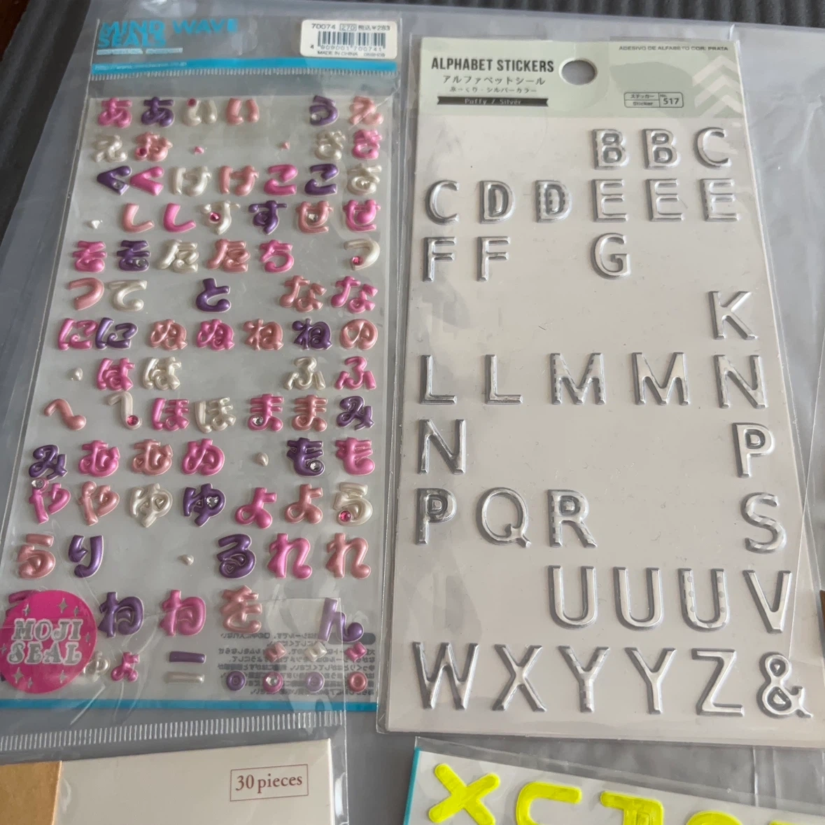 アルファベットシールまとめ売りの写真2枚目