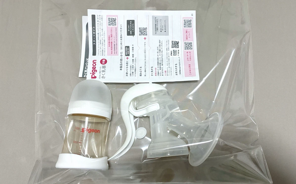 電動搾乳機と手動搾乳機の写真4枚目