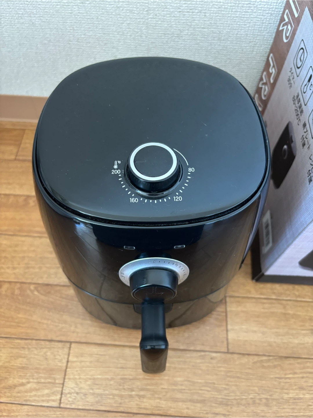 ヤマゼン エアフライヤー YAF-C120(B) 山善　ノンフライヤーの写真3枚目