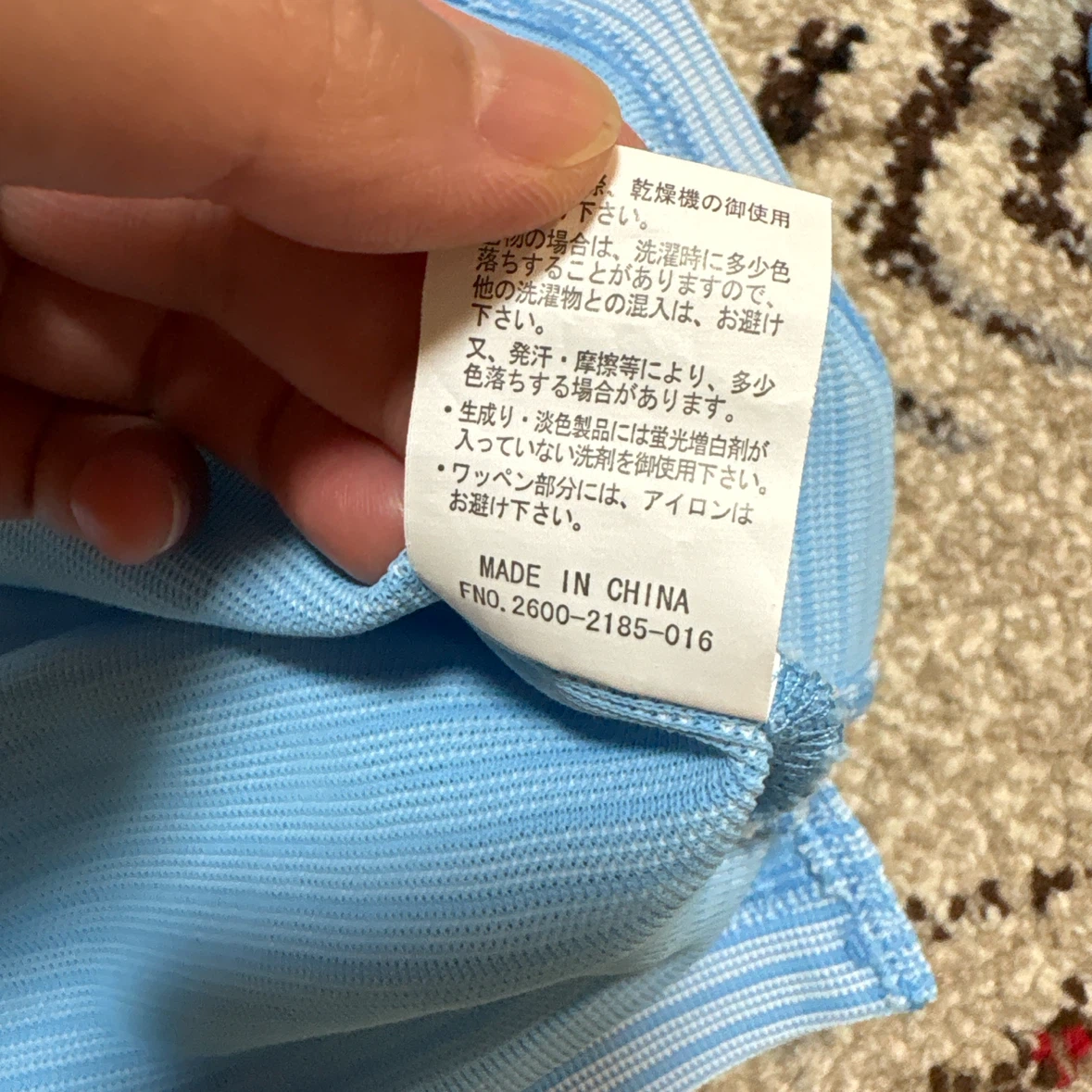 PGA TOUR ゴルフ用 長袖 モックネックシャツ ブルー Lの写真5枚目