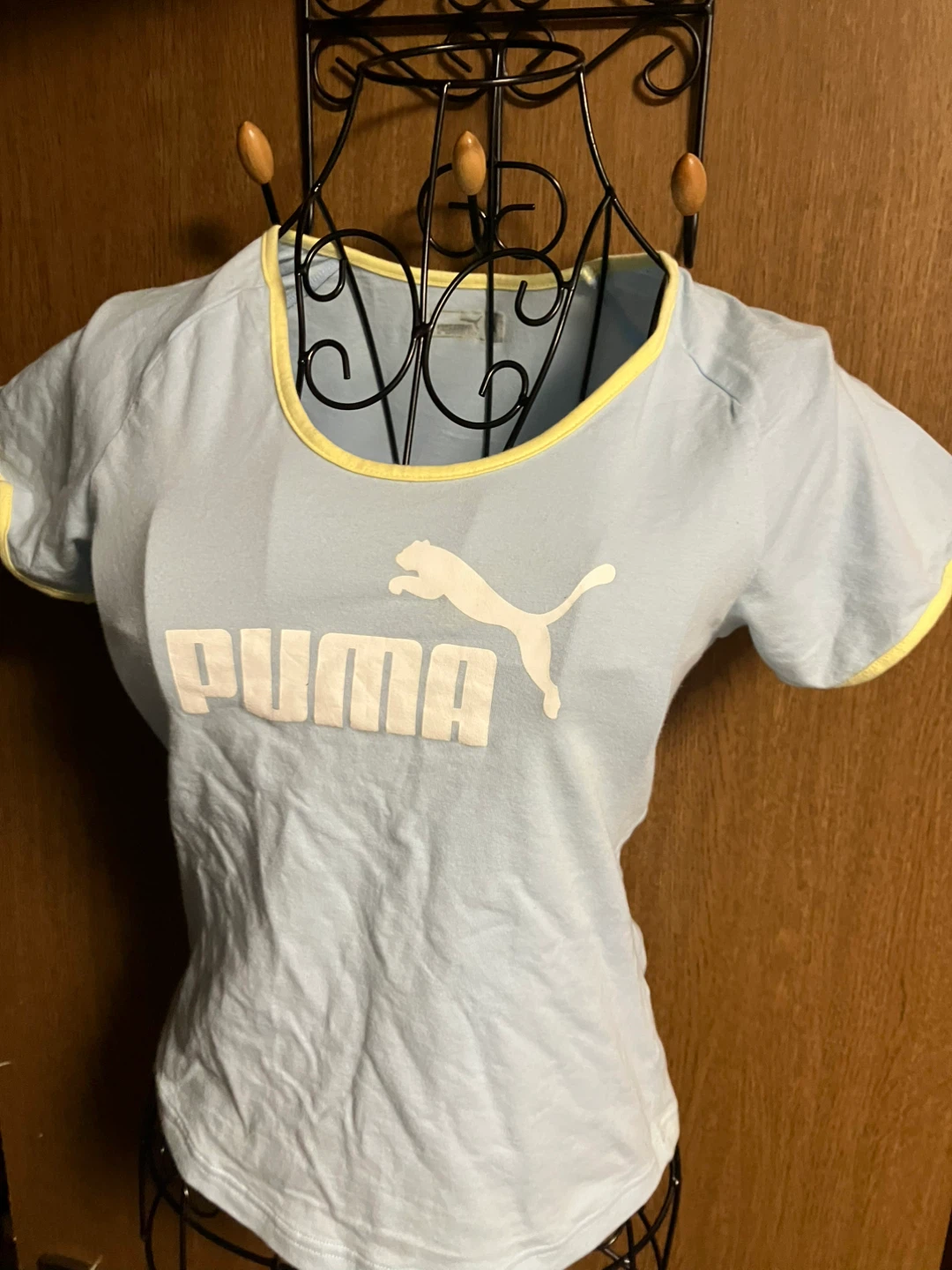 プーマ 半袖Tシャツ ライトブルー Lサイズ