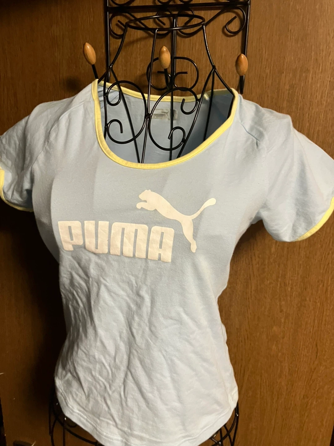 プーマ 半袖Tシャツ ライトブルー Lサイズ