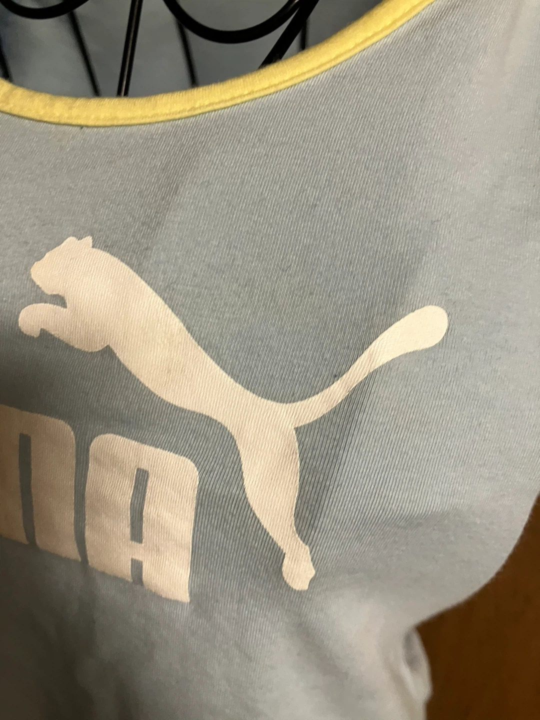 プーマ 半袖Tシャツ ライトブルー Lサイズの写真2枚目
