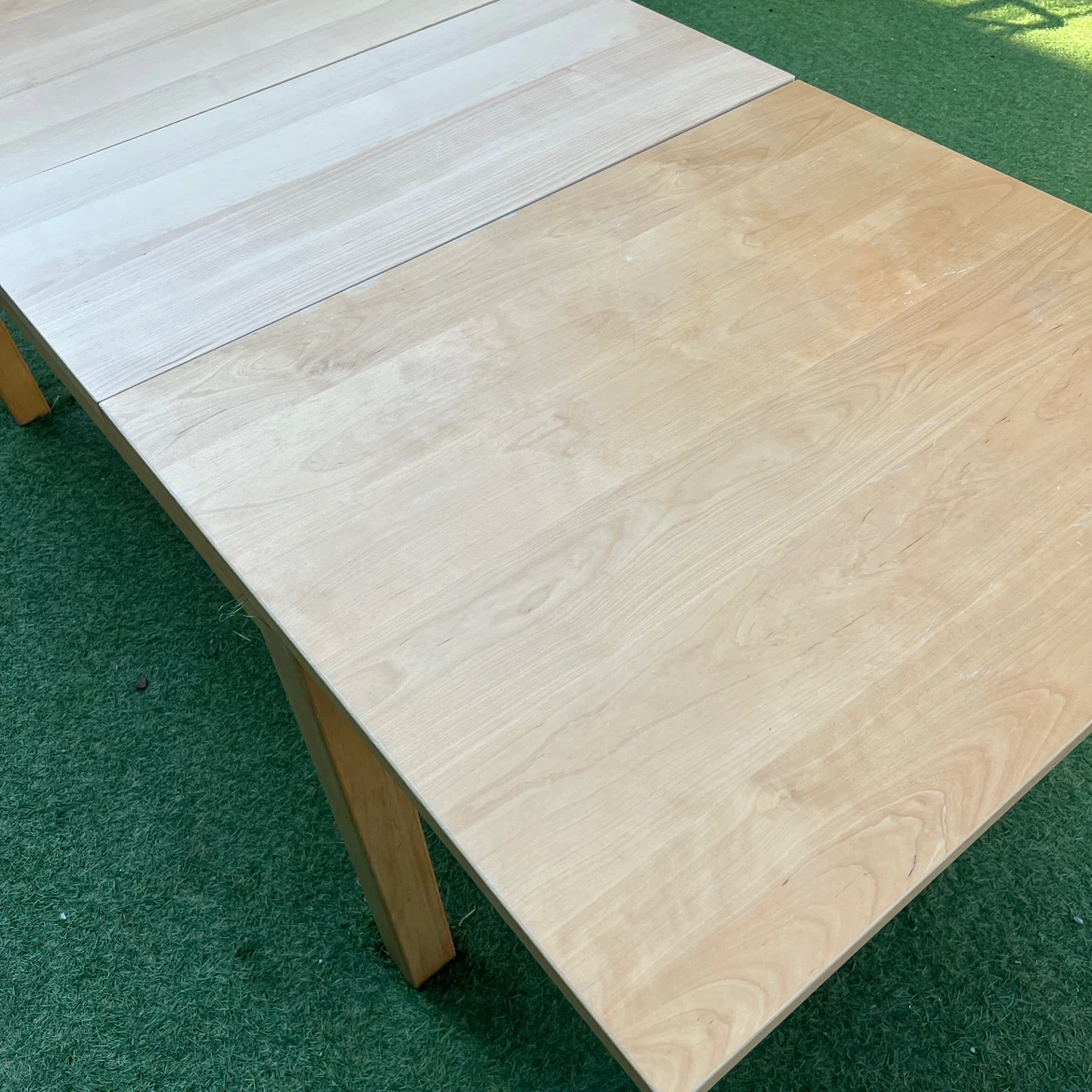 IKEA 伸長式140cm〜220cm ダイニングテーブル BJURSTA(ビュースタ)の写真5枚目