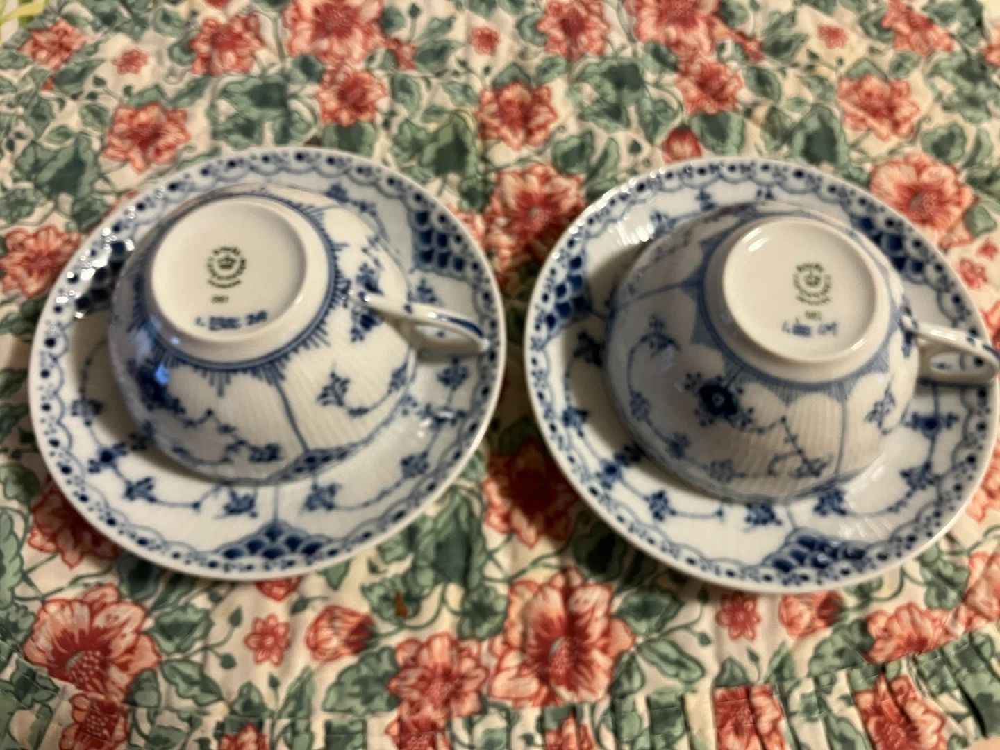 ロイヤルコペンハーゲン ティーカップ&ソーサー 2客の写真3枚目