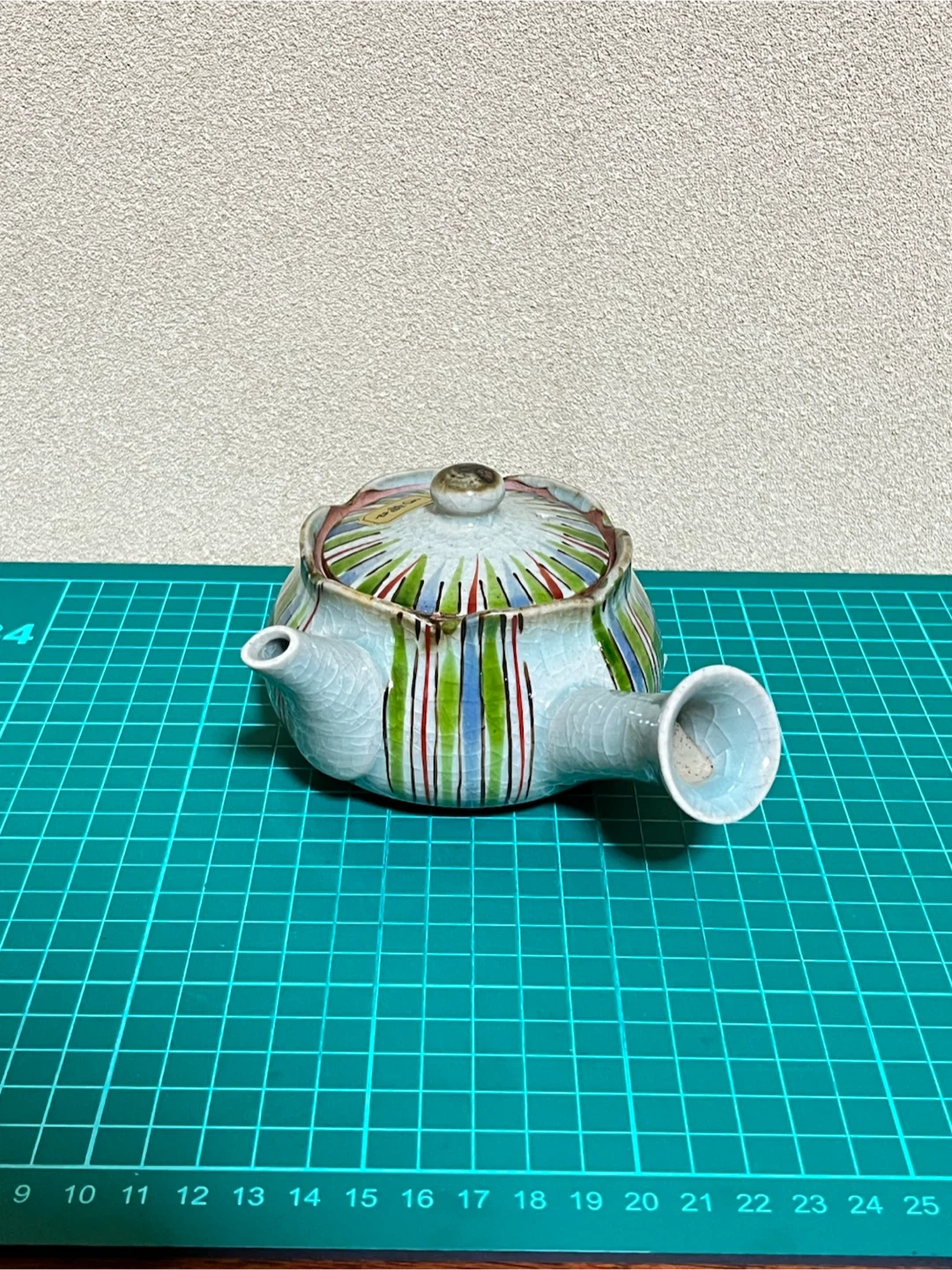 常滑焼 急須 陶器 ストライプ柄