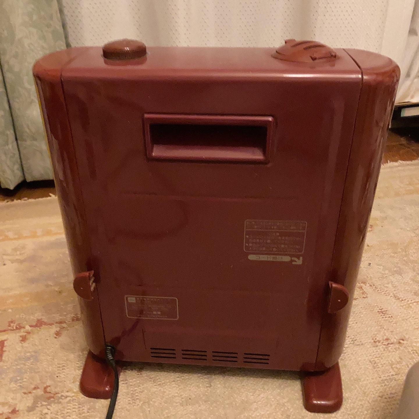 東芝 スチーム付電気ヒーター SF-1150Hの写真3枚目