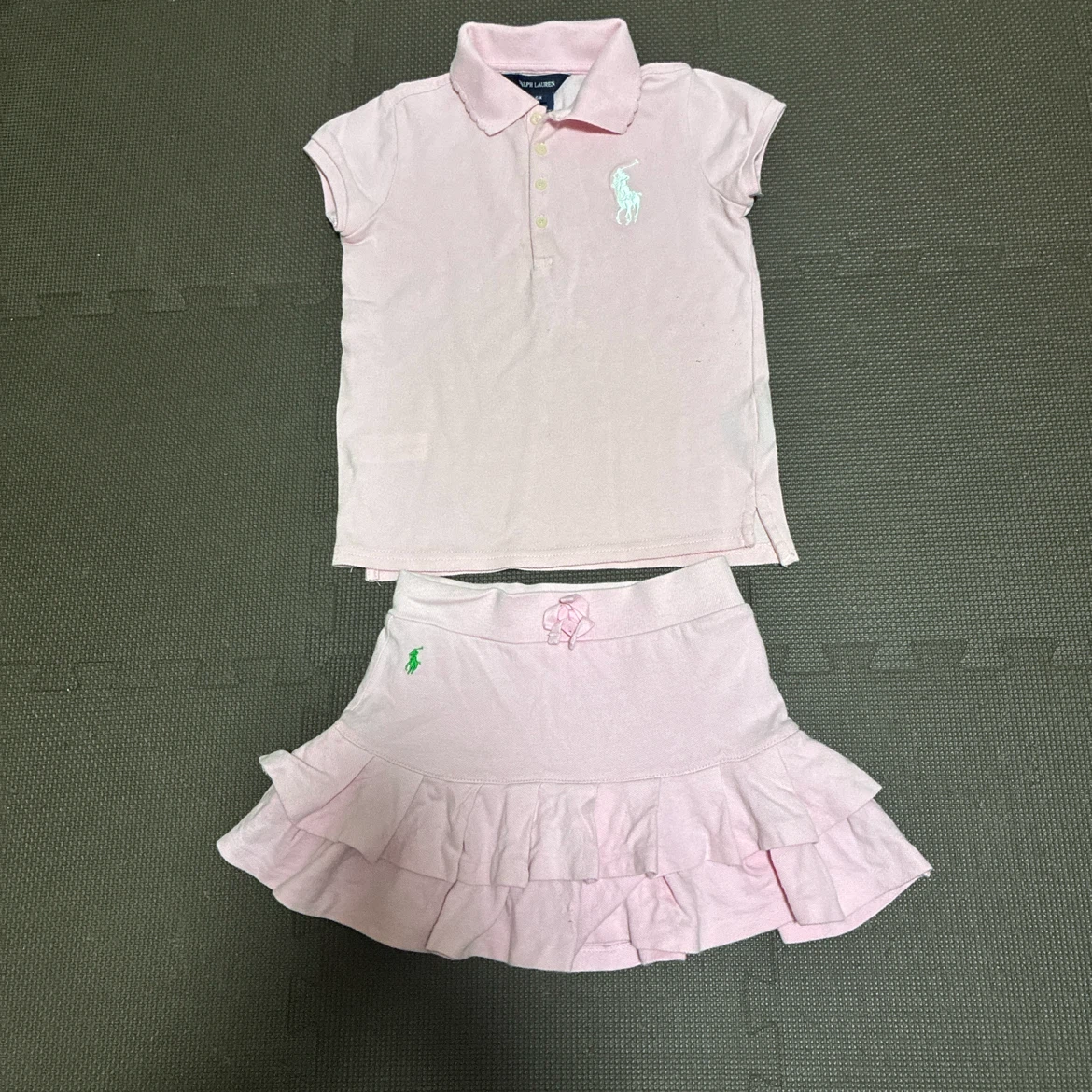 RALPH LAUREN ラルフローレン ポロシャツ スカート セットアップ ピンク