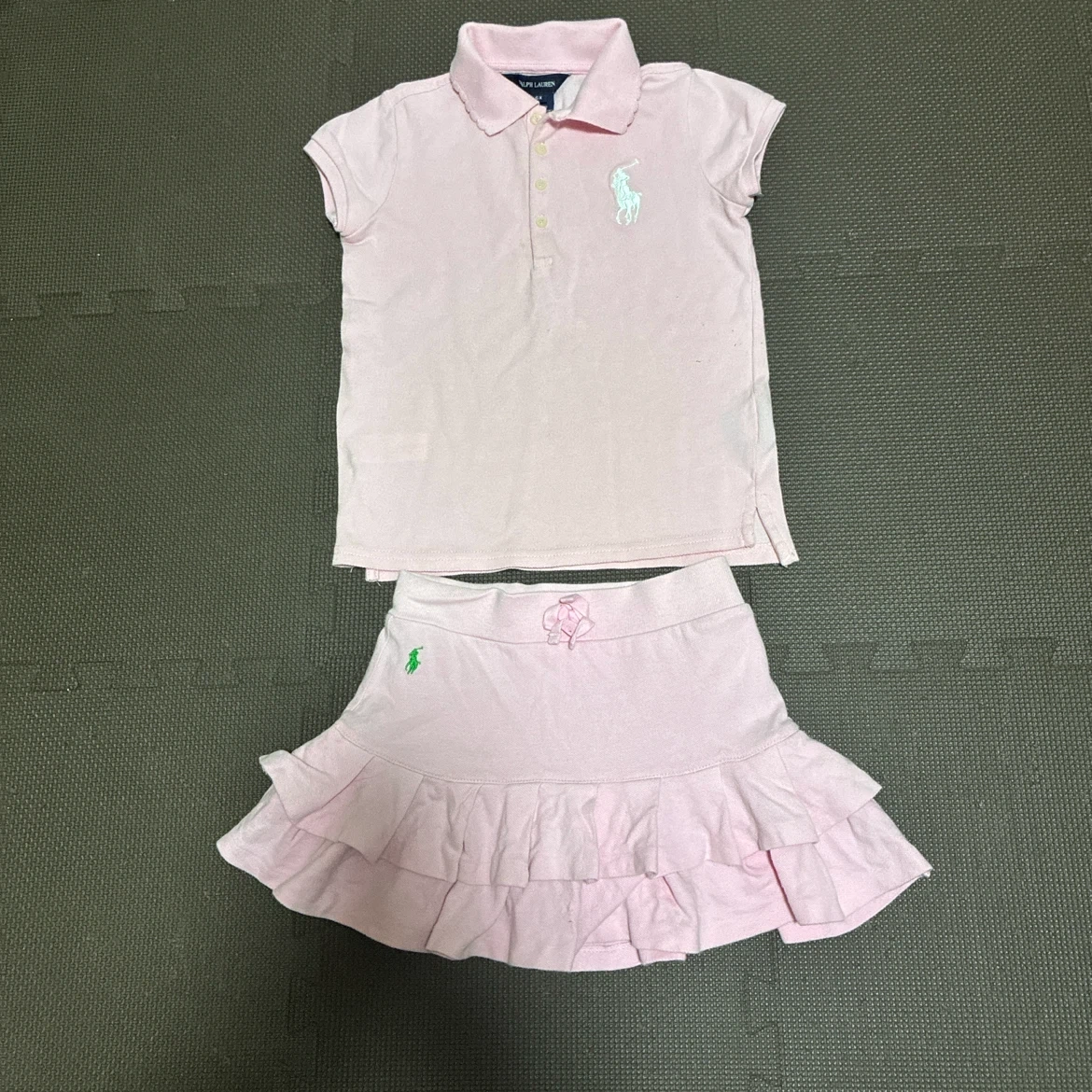 RALPH LAUREN ラルフローレン ポロシャツ スカート セットアップ ピンク