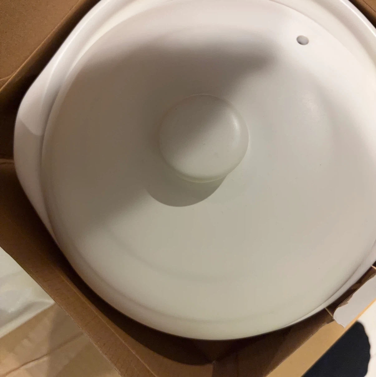 白色 陶器製 土鍋