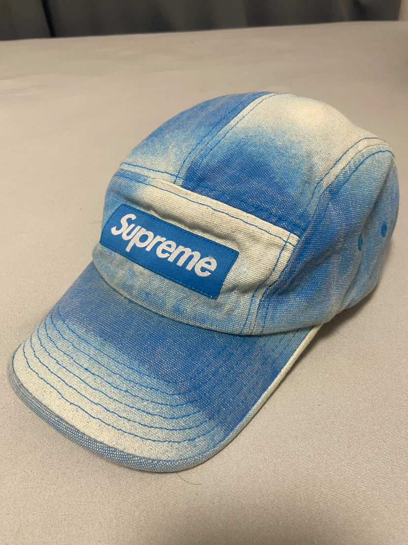 supreme シュプリーム キャップ ブルー