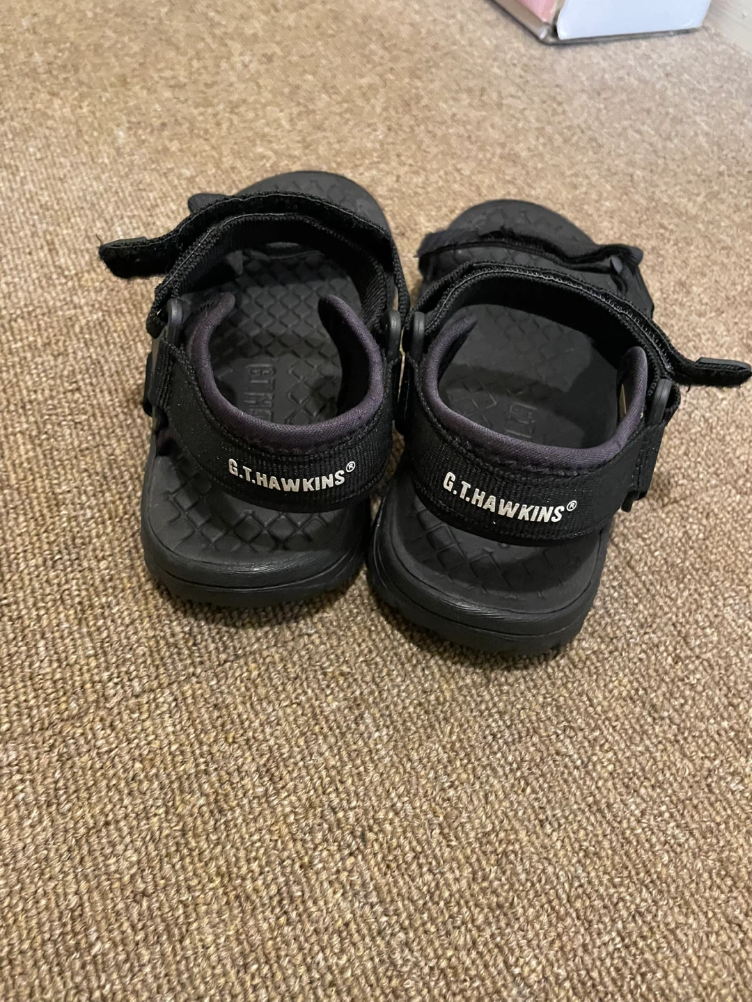 G.T.ホーキンス キッズサンダル 20cm ブラックの写真2枚目