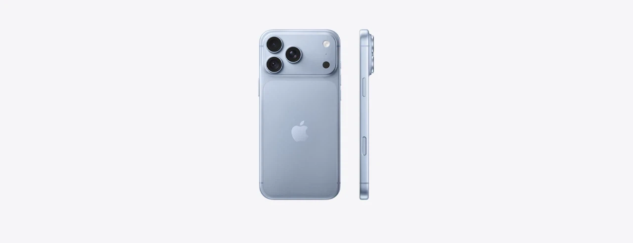 アップル iPhone 18 Promax 256GB ライトブルーの写真2枚目