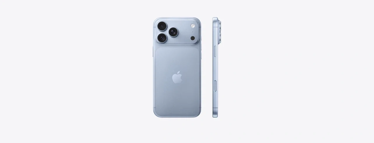 アップル iPhone 18 Promax 256GB ライトブルーの写真2枚目