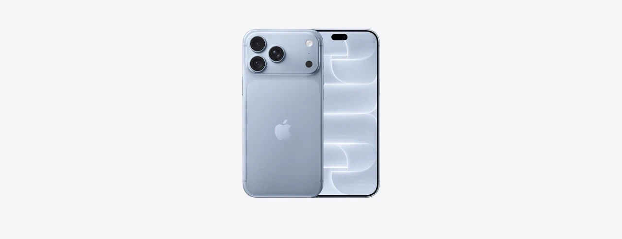 アップル iPhone 18 Promax 256GB ライトブルーの写真3枚目