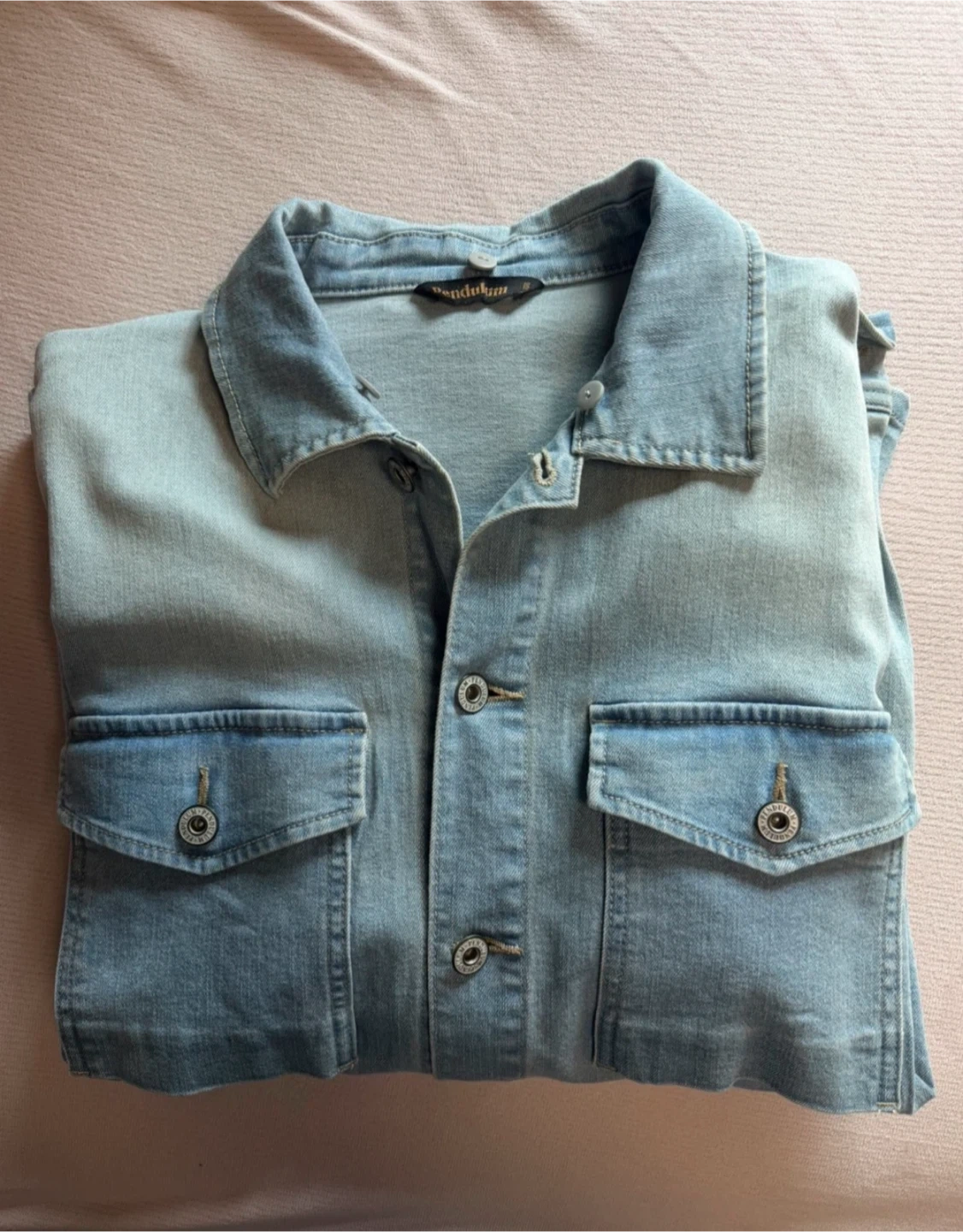 新品・未使用ペンデュラム デニムシャツ ライトブルー