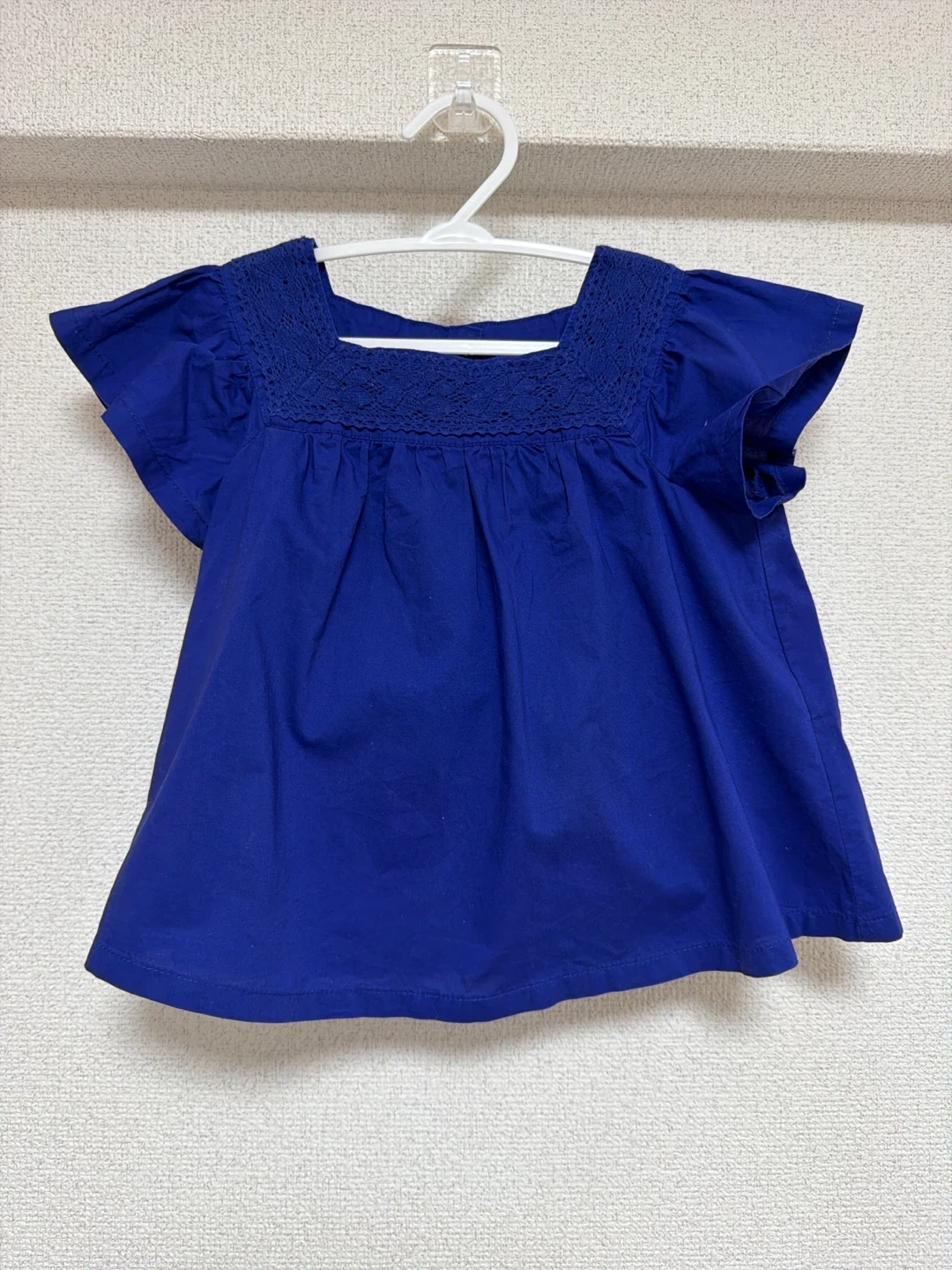 美品☆ベビー服 トップス ロイヤルブルー 90cm