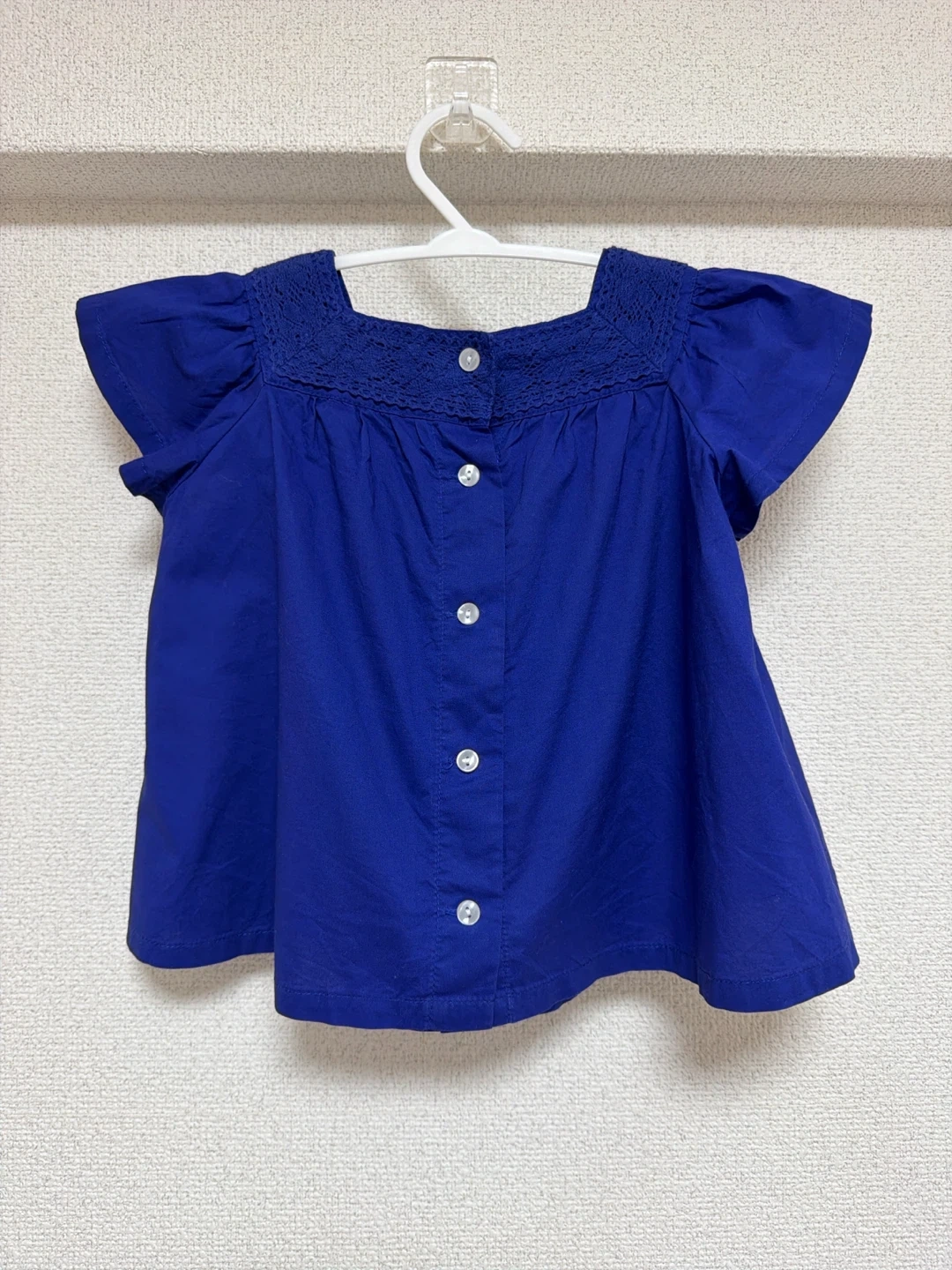 美品☆ベビー服 トップス ロイヤルブルー 90cmの写真2枚目