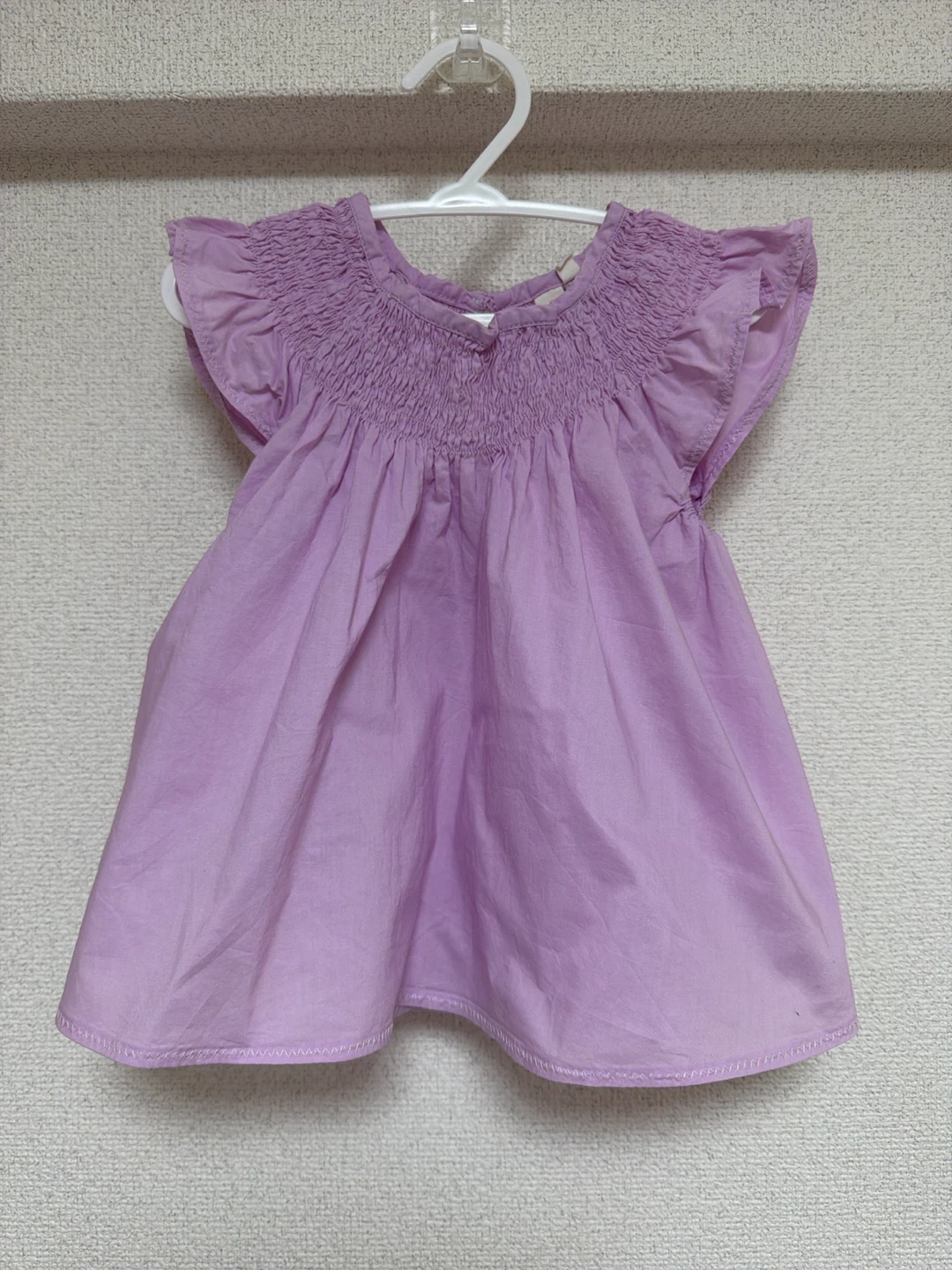 美品☆パステルパープル ブラウス 90cm