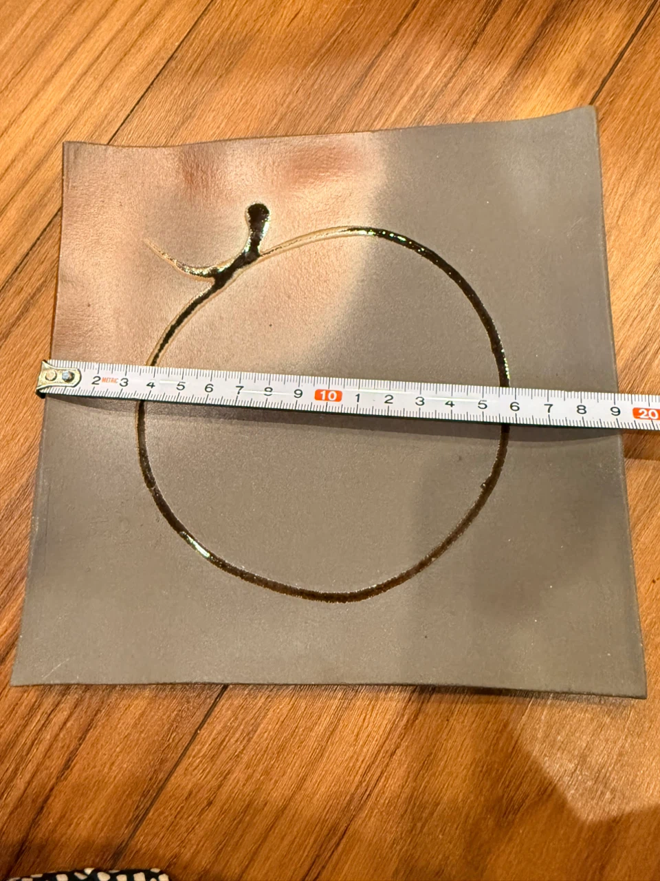 正角皿 2枚セット 陶器 銘入りの写真6枚目