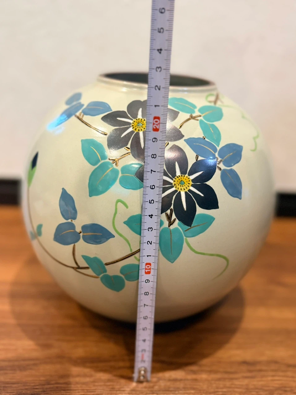 九谷焼 文羽作 花瓶 陶器 壺の写真7枚目