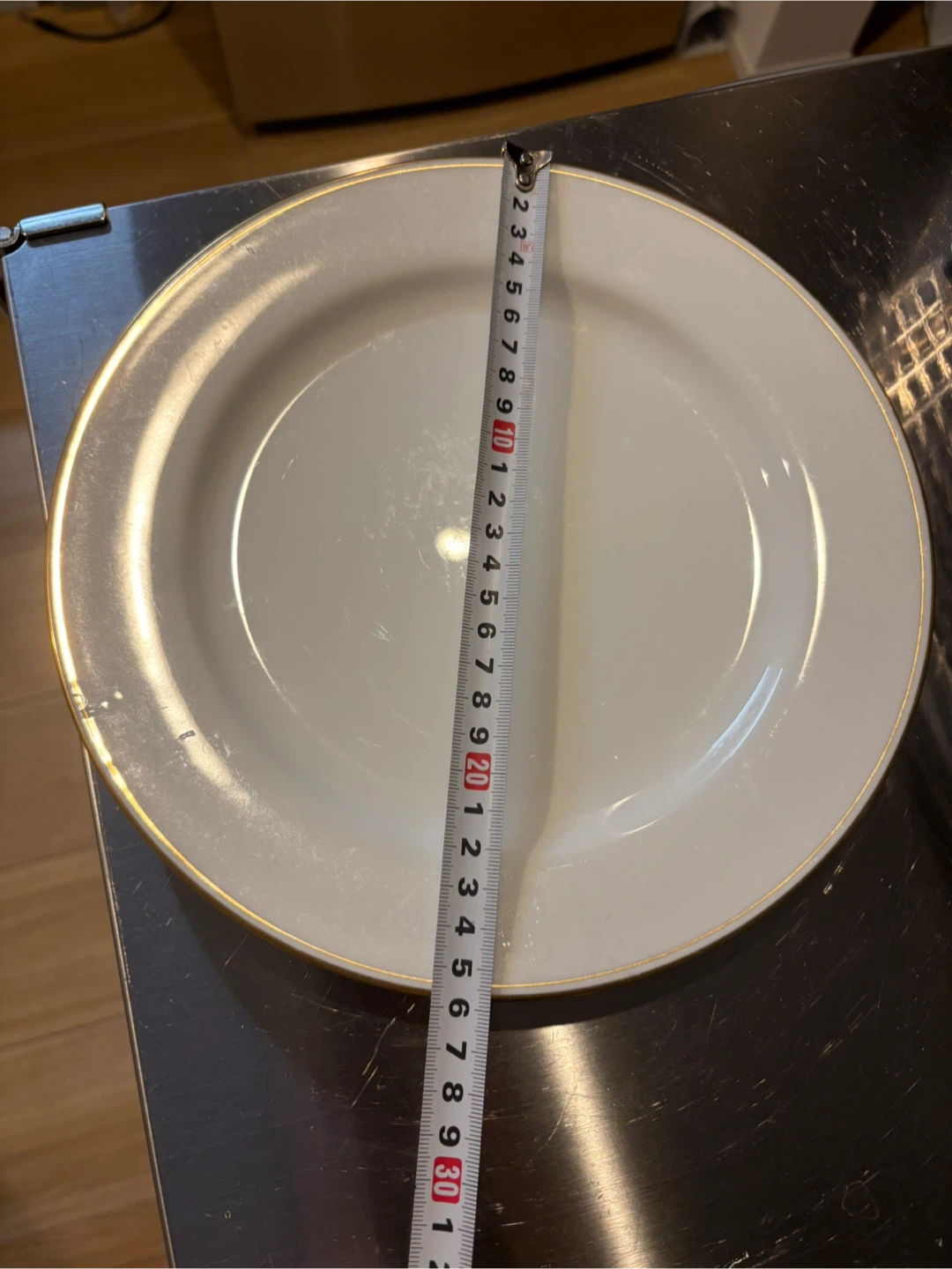 ノリタケ プレートx2枚 25.5cm 金縁の写真5枚目