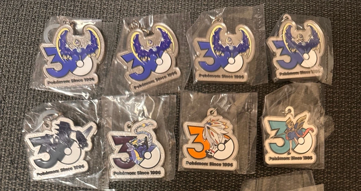 ポケモン 30周年記念 メタルチャーム めじるし