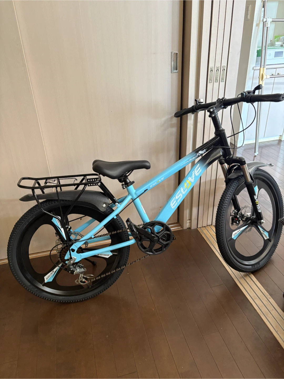 ESLUVE キッズマウンテンバイク グラデーションブルーの写真2枚目