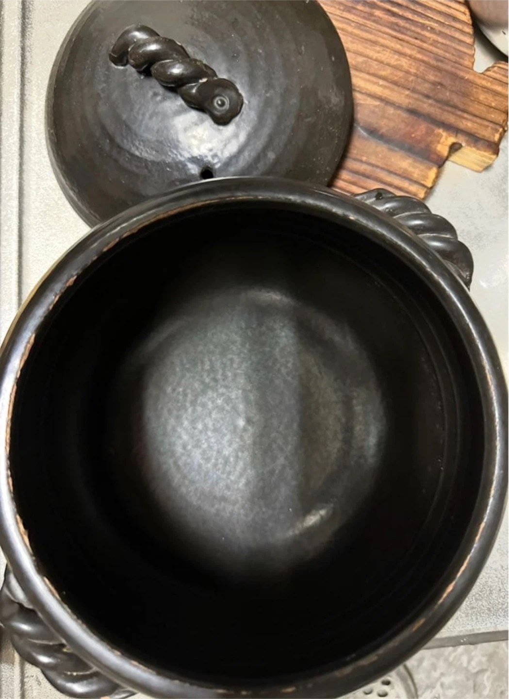 10/10¥2000 炊飯土鍋 3合炊?の写真3枚目