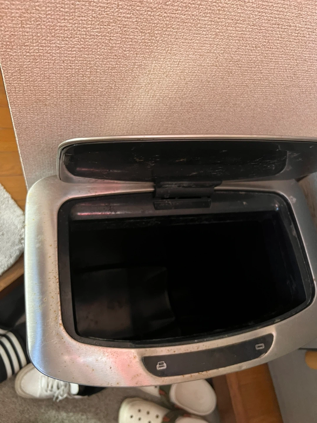 ステンレスゴミ箱you can use this as manual garbage canの写真2枚目