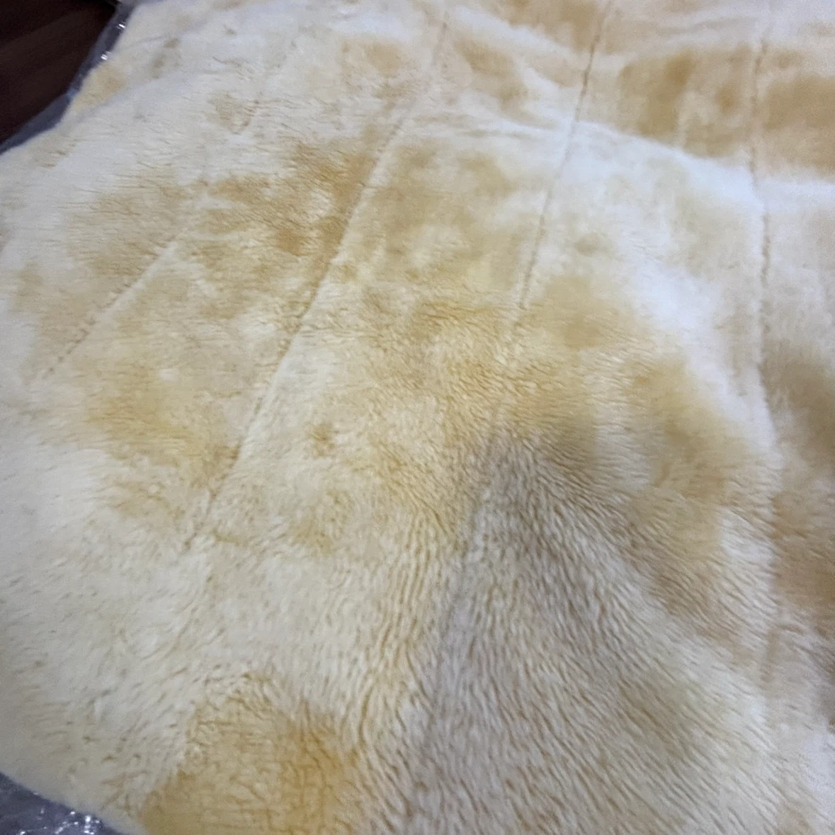 敷毛布 イエローの写真2枚目