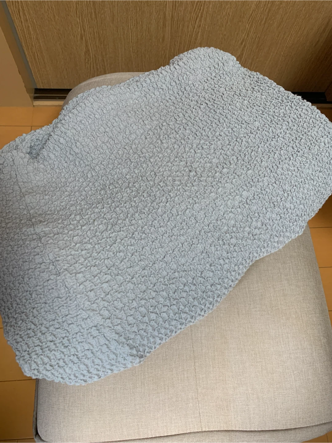 2人掛けリクライニングソファ ｵｯﾄﾏﾝ/ｸｯｼｮﾝ付きの写真10枚目
