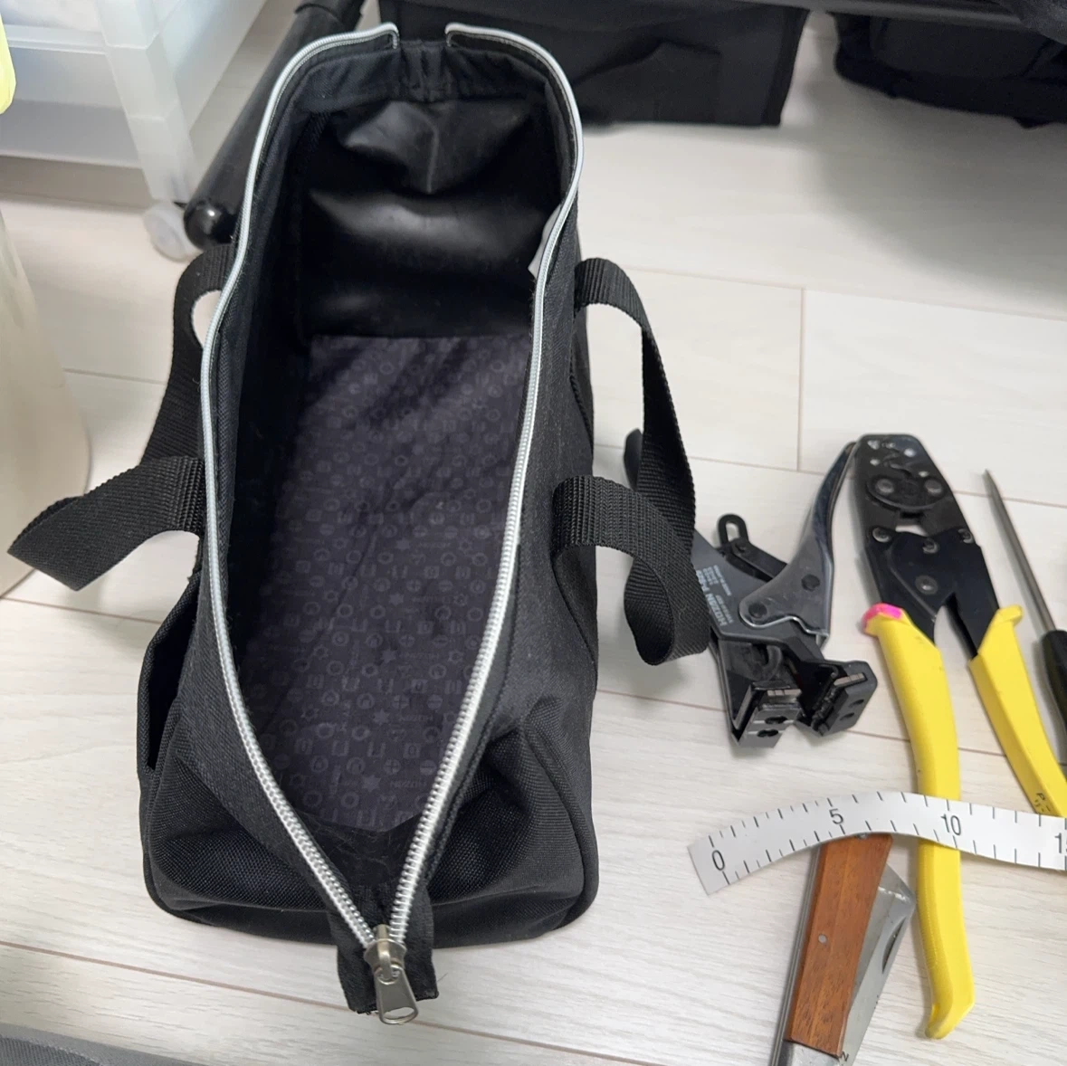HOZAN 工具セット ツールバッグ付き 電気工事の写真2枚目