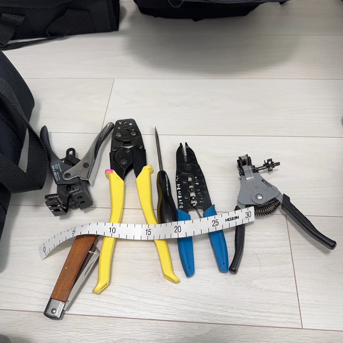 HOZAN 工具セット ツールバッグ付き 電気工事の写真3枚目