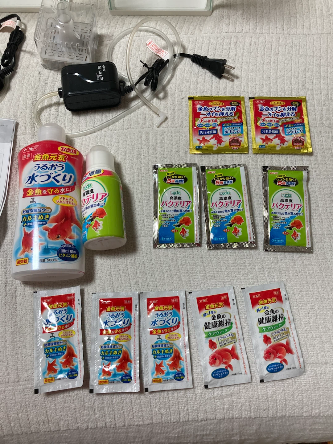 GEX 金魚元気 水キレイセット S 3個セットの写真8枚目